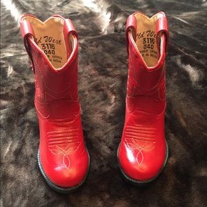 Brand new genuine leather cowgirl boots